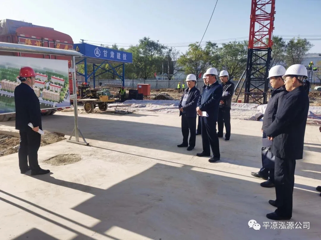 市委辦公室、市政府國資委督查泓源公司工作(圖2)